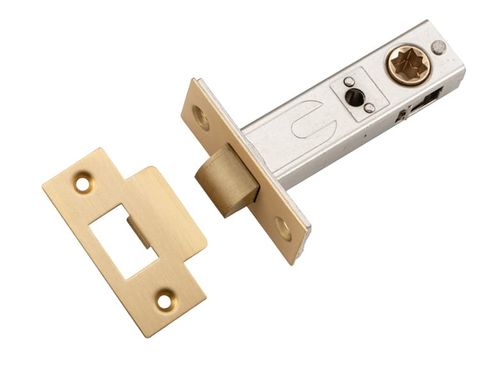 Tube TRA21499 Latch Splitcam Hard Sprung T Striker B/Brass B/Set 60mm