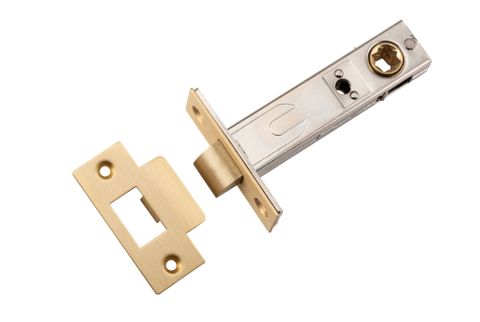 Tube TRA21500 Latch Splitcam Hard Sprung T Striker B/Brass B/Set 70mm