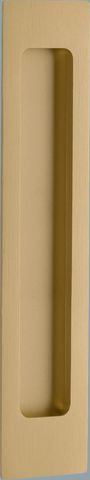 Iver TRA21782 Rectangular Flush Pull Brushed Brass