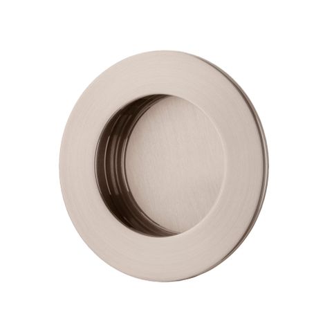 Iver TRA21795 Round Flush Pull 64mm Satin Nickel