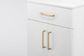 Cabinet TRA22110 Pull Brunswick Knurled Brushed Gold PVD L170XW15XP40