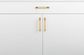 Cabinet TRA22110B Pull Brunswick Knurled Bg PVD L170XW15XP40
