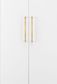 Cabinet TRA22120 Pull Brunswick Knurled Brushed Gold PVD L266XW15XP40