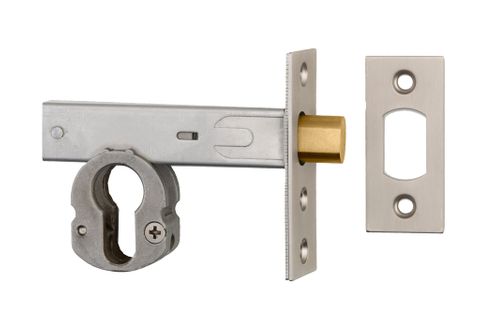 Iver TRA22157 Mortice Deadbolt Euro Satin Nickel Backset 60mm