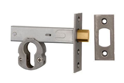 Iver TRA22159 Mortice Deadbolt Euro Distressed Nickel Backset 60mm