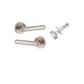 Iver TRA24005KIBPRIV60 Door Lever Puerto Rose Rnd Satin Nickel Inbuilt Prv Kit