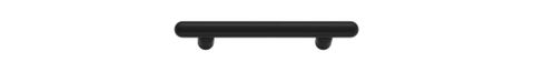 Iver TRA24033 Cabinet Pull Puerto Matt Black L198xw18xp43mm CTC 128mm