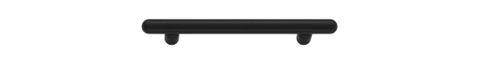 Iver TRA24043 Cabinet Pull Puerto Matt Black L234xw18xp43mm CTC 160mm