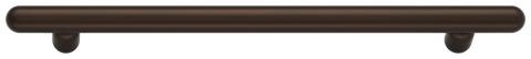 Iver TRA24052 Cabinet Pull Puerto Signature Brass L334xw18xp43 Ctc256