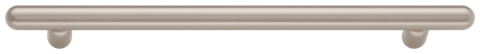Iver TRA24055 Cabinet Pull Puerto Satin Nickel L334xw18xp43 CTC 256mm