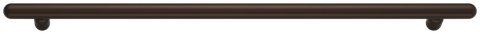 Iver TRA24072 Cabinet Pull Puerto Signature Brass L536xw18xp43 Ctc450
