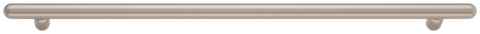 Iver TRA24075 Cabinet Pull Puerto Satin Nickel L536xw18xp43 CTC 450mm
