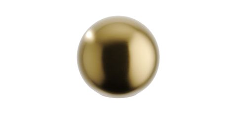 Iver TRA24090 Cupboard Knob Puerto Brushed Gold PVD D38mm X P35mm