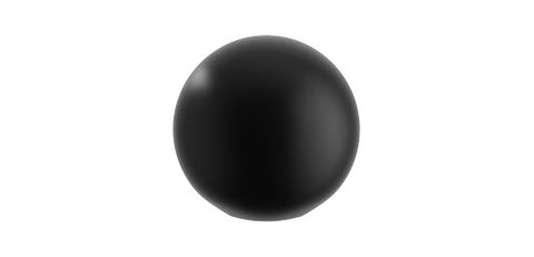 Iver TRA24093 Cupboard Knob Puerto Matt Black D38mm X P35mm