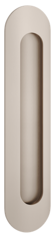Iver TRA24165 Flush Pull Oval Satin Nickel H225mm X W50mm X P2.5mm