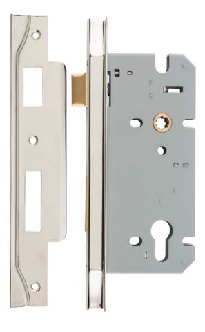 Tradco TRA6093 Mort Lck Eu L/R Rebated Pn CTC85 Bset 60mm