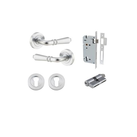 Door TRA9205KENTR60KK Lvr Sarlat Rnd Rose Pair BC D52XP58 Entr Kit