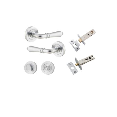 Door TRA9205KPRIV60 Lvr Sarlat Rnd Rose Pair BC D52XP58 Priv Kit