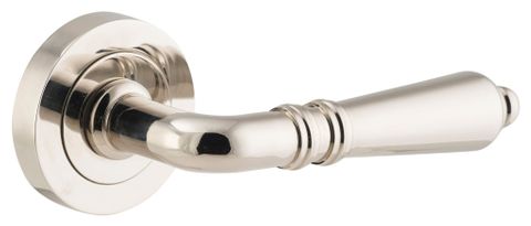 Door TRA9208 Lever Sarlat Rnd Rose Pn D52xp58mm