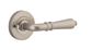 Iver TRA9209KIBPRIV60 Sarlat Door Lever Round Rose Privacy Kit W/Latch SN