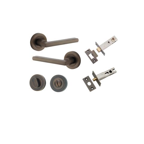 Dr TRA9211KPRIV60 Lvr Btmore Rnd Rose Pair Signature Brass D52XP58 Priv Kit