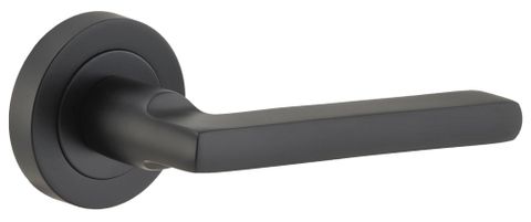 Door TRA9213 Lvr Baltimore Rnd Rose Mb D52xp58mm