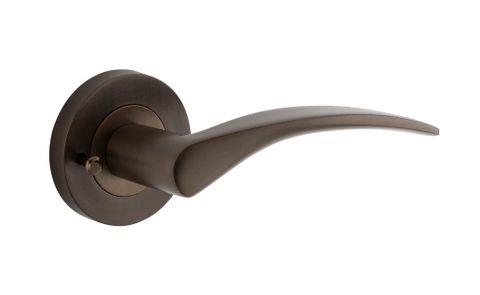 Iver Oxford Round Rose Privacy Lever Kit W/ Latch