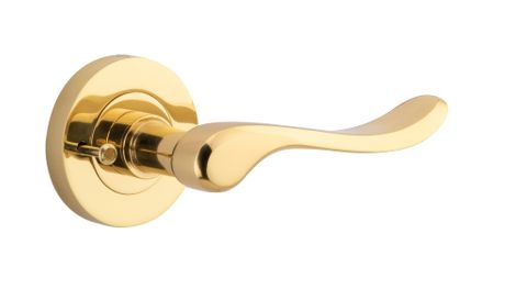 Iver Stirling Round Rose Privacy Lever Kit W/ Latch