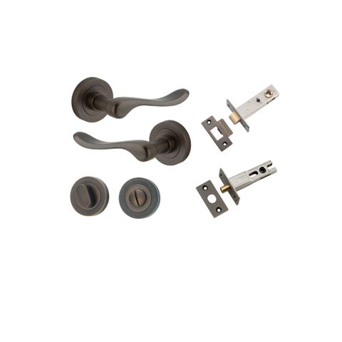 Door TRA20791KPRIV60 Lvr Stirling Rnd Rose Signature Brass D52XP64 Priv Kit