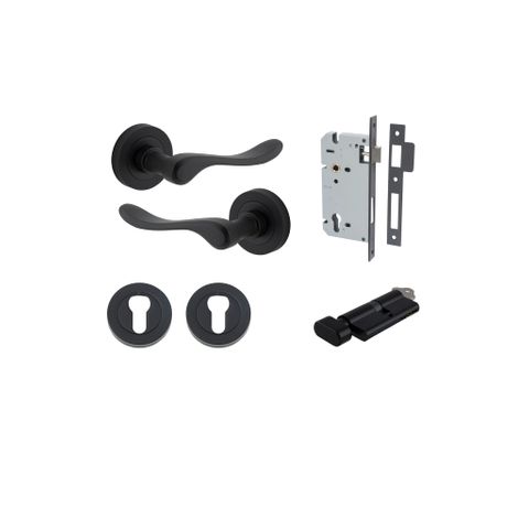 Door TRA20793KENTR60KT Lever Stirling Round Rose Mb D52xp64mm Entrance Kit