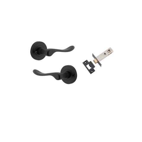 Door TRA20793KIBPRIV60 Lever Stirling Rnd Rose Inbuilt Priv Pair Mb D58xp64mm