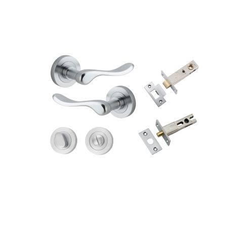 Door TRA20795KPRIV60 Lever Stirling Rnd Rose Brushed Chrome D52XP64 Priv Kit
