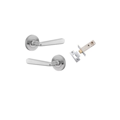 Door TRA20805KIBPRIV60 Lvr Copenhagen Rnd Rose Inbuilt Priv Pair BC D58XP61