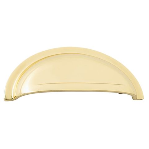 Drawer TRA20810 Pull Sarlat Polished Brass H38xl96mm Ctc64mm