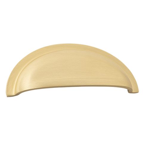 Drawer TRA20816 Pull Sarlat Brushed Brass H38xl96mm Ctc64mm