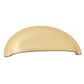 Drawer TRA20816 Pull Sarlat Brushed Brass H38xl96mm Ctc64mm