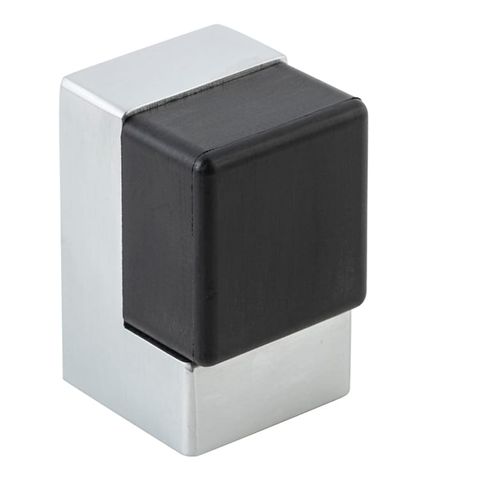 Tradco TRA20825 20825 Square Door Stop Brushed Chrome H50xw32xd35mm