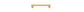 Cabinet TRA20886 Pull Baltimore B/Brass L146xw8xp36mm Bd18mm Ctc128mm