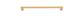 Cabinet TRA20906 Pull Baltimore B/Brass L276xw8xp36mm Bd20mm Ctc256mm