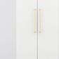 Cabinet TRA20916 Pull Baltimore B/Brass L340xw8xp36mm Bd20mm Ctc320mm