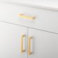 Cabinet TRA20956 Pull Osaka B/Brass L143xw15xp30mm Bd15mm Ctc128mm