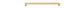 Cabinet TRA20976 Pull Osaka B/Brass L271xw15xp30mm Bd15mm Ctc256mm