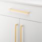 Cabinet TRA20976 Pull Osaka B/Brass L271xw15xp30mm Bd15mm Ctc256mm
