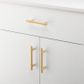 Cabinet TRA20996 Pull Helsinki B/Brass L141xp36mm Bd11mm Ctc96mm