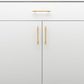 Cabinet TRA21006 Pull Helsinki B/Brass L173xp36mm Bd11mm Ctc128mm