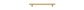 Cabinet TRA21016 Pull Helsinki B/Brass L205xp36mm Bd11mm Ctc160mm