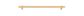 Cabinet TRA21026 Pull Helsinki B/Brass L301xp36mm Bd11mm Ctc256mm