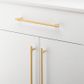 Cabinet TRA21026 Pull Helsinki B/Brass L301xp36mm Bd11mm Ctc256mm
