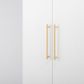 Cabinet TRA21026 Pull Helsinki B/Brass L301xp36mm Bd11mm Ctc256mm