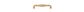 Cabinet TRA21066 Pull Sarlat Brushed Brass L144xp43mm Bd16mm Ctc128mm